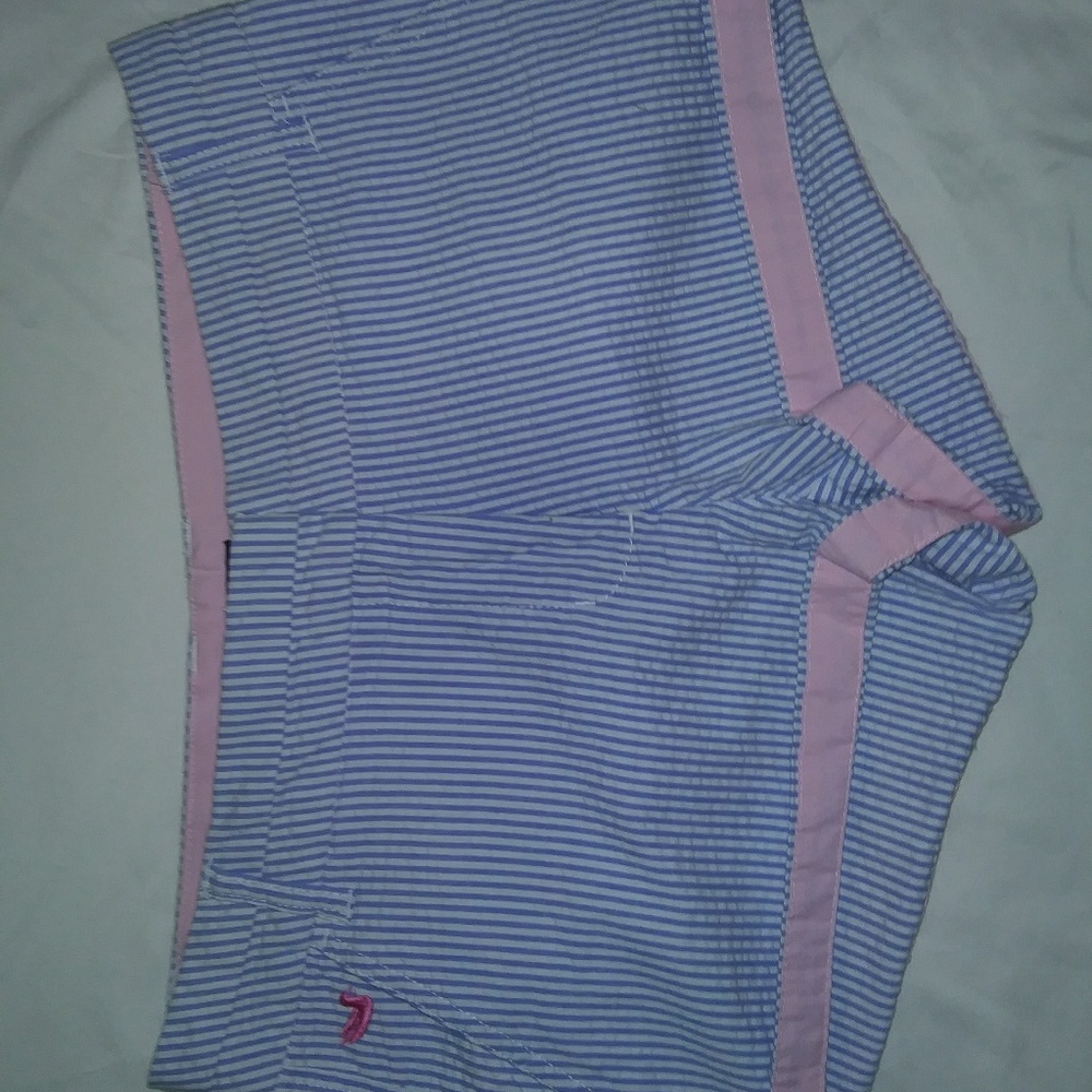 Southern marsh seersucker shorts